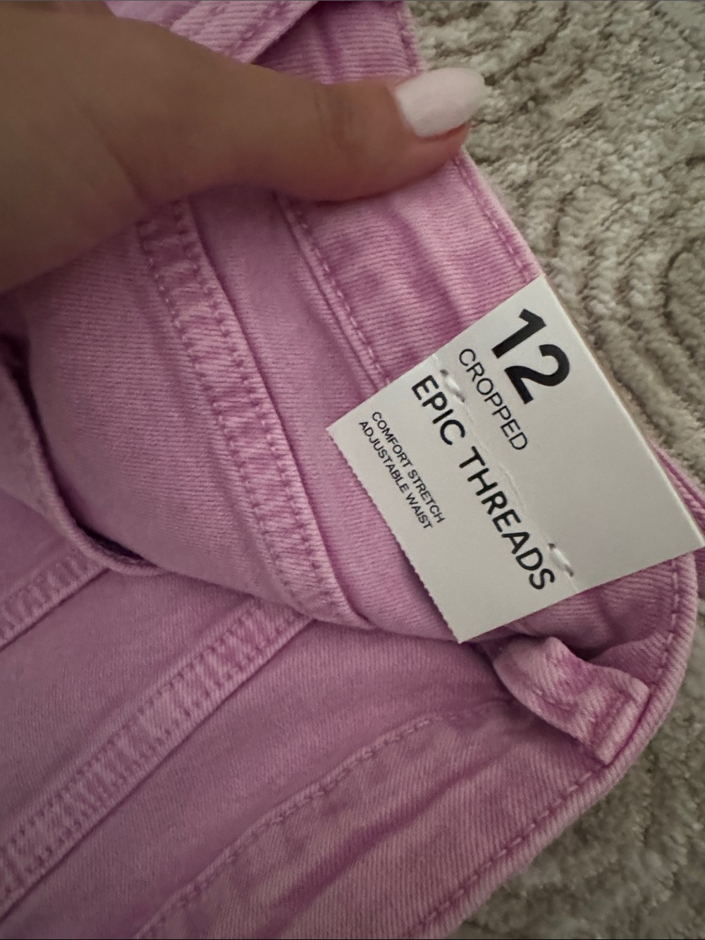 Epic Threads Cropped Pink Jeans - Girls